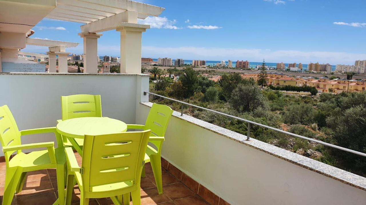 Cala House II Luminoso Adosado Con Vistas,Piscina Comunitaria Y Parking Incluido Villa Peñíscola Kültér fotó